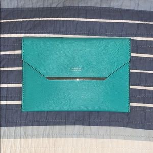 NEW!  LANCEL Paris Wallet/Clutch (Teal)